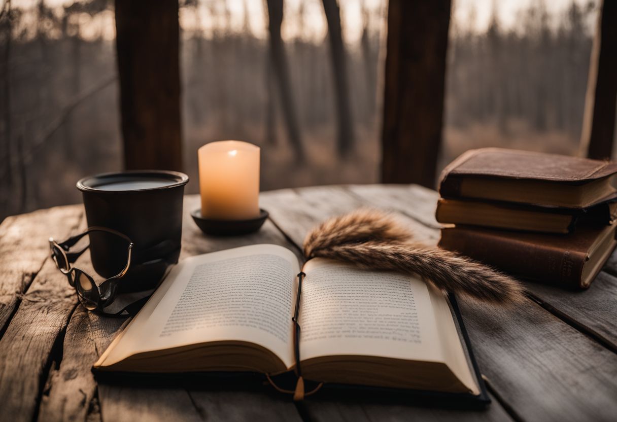 Een goed gelezen bestseller boek op een houten tafel in een gezellig leeshoekje.